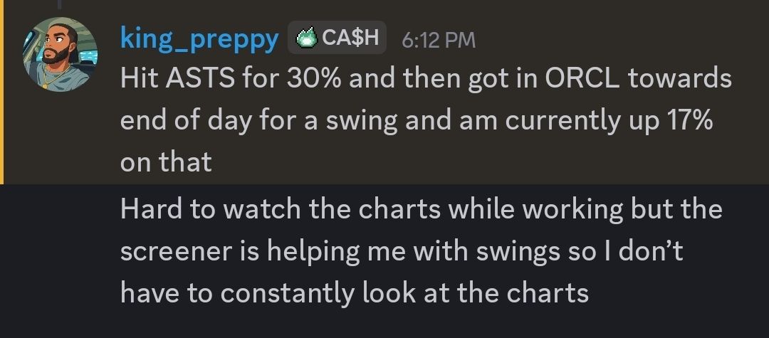 king_preppy ASTS and ORCL trades
